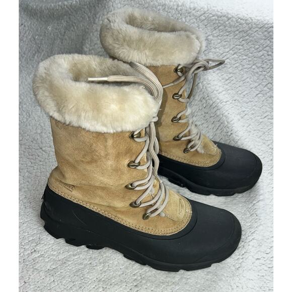 Sorel Women's SnowBird Fur Boots - size 11 - Picture 6 of 12